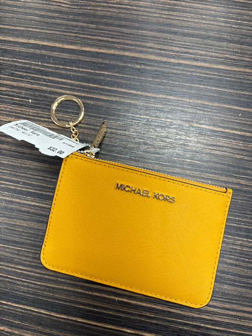 Vist Large View of Product Image Which is Used Michael Kors Leather Wallet