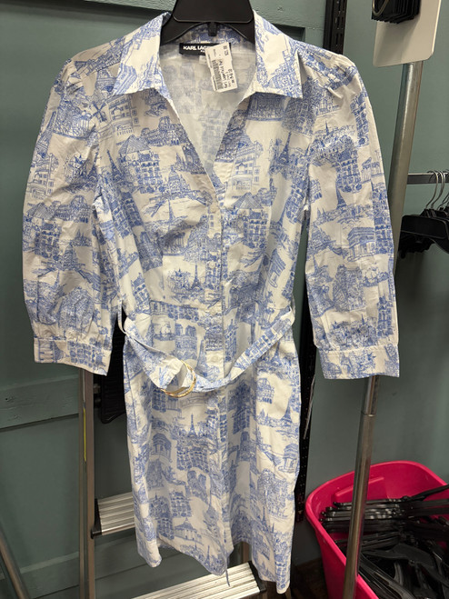 Vist Large View of Product Image Which is Used Karl Lagerfeld Paris Short Dress B M-8/10