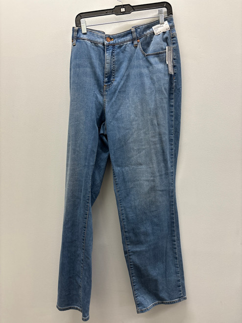 Vist Large View of Product Image Which is Used Blue Talbots Denim 18-34 10/26