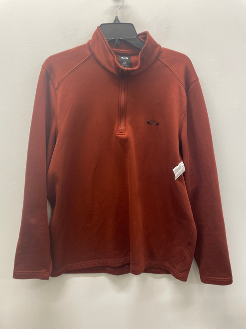 Vist Large View of Product Image Which is Used Burnt Orange Oakley Mens Long Sleeve Top M/15-15.5