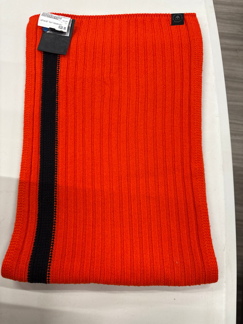 Vist Large View of Product Image Which is Used Mooseknuckles orange Lightweight Scarf