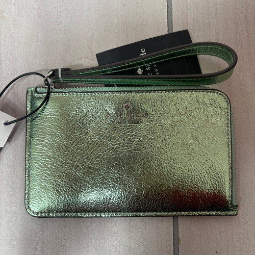 Vist Large View of Product Image Which is Used Kate Spade New York Leather Wristlet