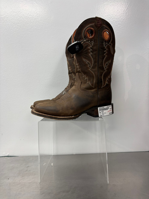Vist Large View of Product Image Which is Used Dan Post Mens Cowboy Boots 8.5