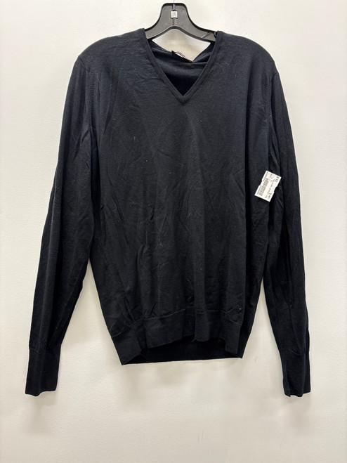 Vist Large View of Product Image Which is Used Black John Smedley Mens Lightweight Sweater XL