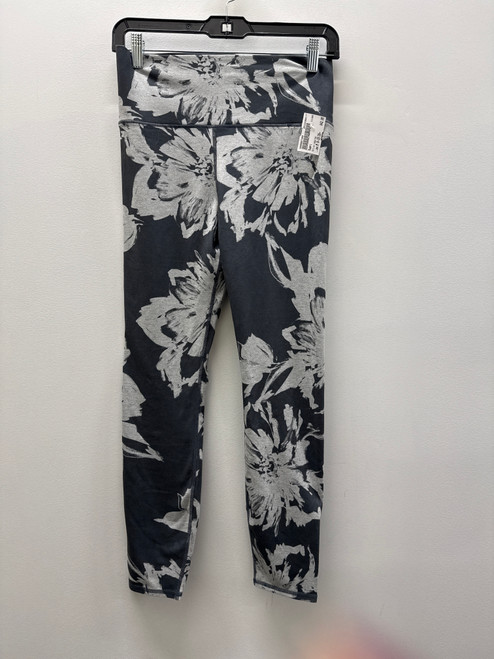 Vist Large View of Product Image Which is Used Grey Floral Vuori Active Leggings M 8-10/28-30