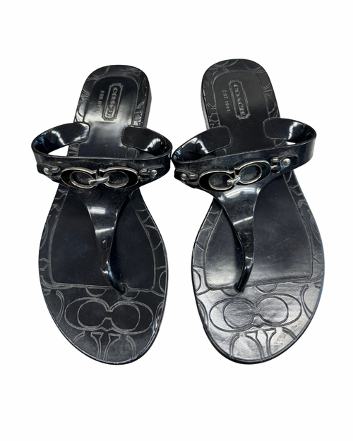 Vist Large View of Product Image Which is Used Coach Sandals 5