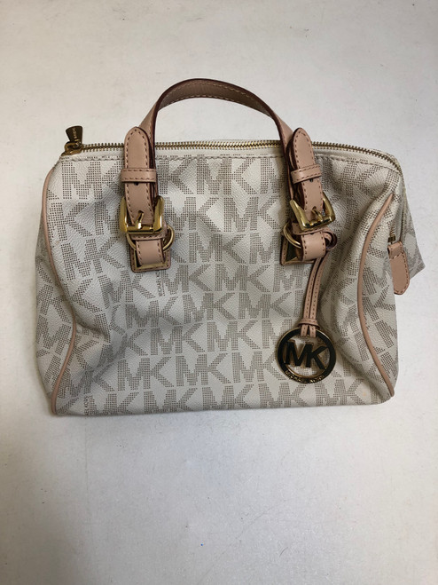 Vist Large View of Product Image Which is Used Michael Michael Kors Small Leather Handbag