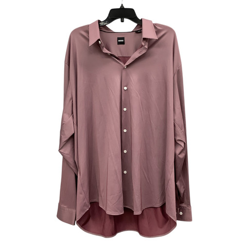 Vist Large View of Product Image Which is Used BOSS Mens Long Sleeve Top 2X/18-18.5