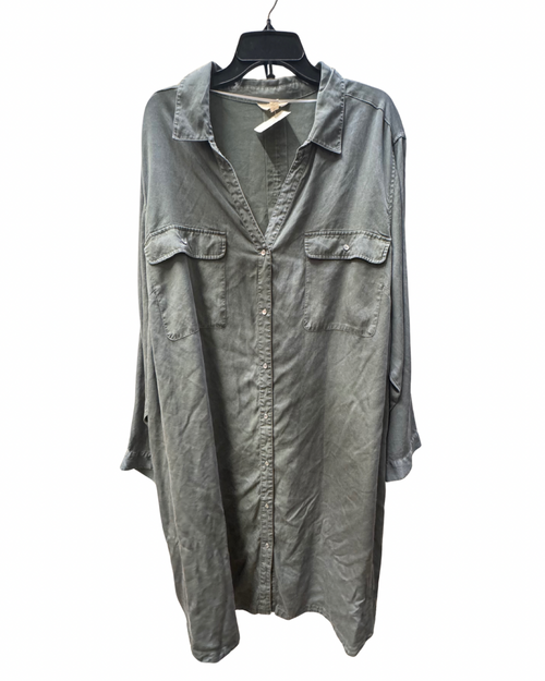 Vist Large View of Product Image Which is Used Terra & Sky Short Dress F 4X-24