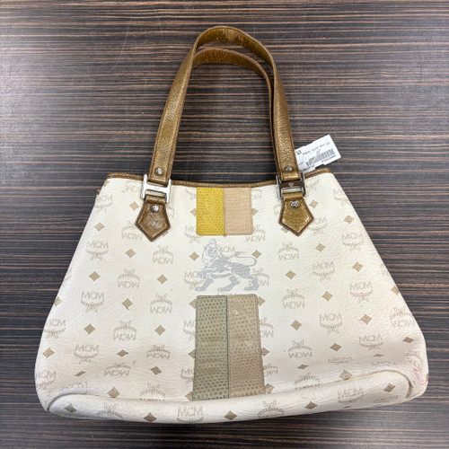 Vist Large View of Product Image Which is Used MCM Large Leather Handbag