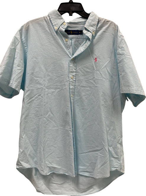 Vist Large View of Product Image Which is Used Ralph Lauren Mens Short Sleeve Top XL/17-17.5