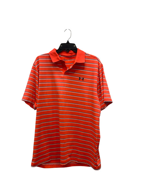 Vist Large View of Product Image Which is Used Under Armour Mens Short Sleeve Top L/16-16.5