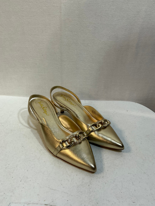 Vist Large View of Product Image Which is Used Lilly Pulitzer Low Heels 7
