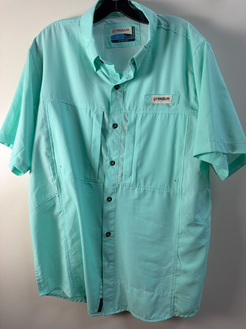 Vist Large View of Product Image Which is Used Unbranded Mens Short Sleeve Top L/16-16.5