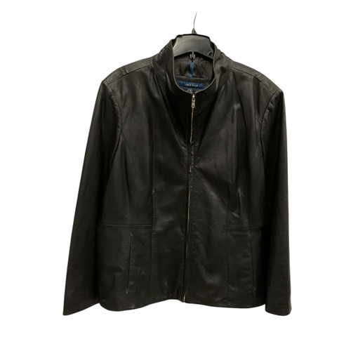 Vist Large View of Product Image Which is Used Cole Haan Leather Jacket 3X-22