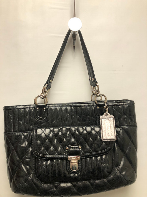 Vist Large View of Product Image Which is Used Coach Large Leather Handbag