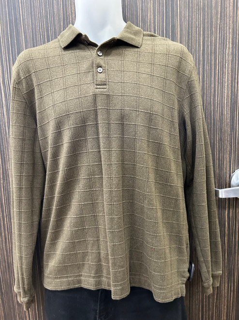Vist Large View of Product Image Which is Used Van Heusen Mens Long Sleeve Top M/15-15.5