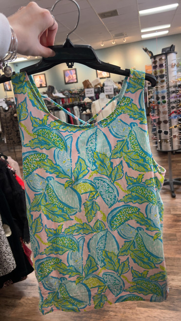 Vist Large View of Product Image Which is Used Lilly Pulitzer Sleeveless Top XL-16