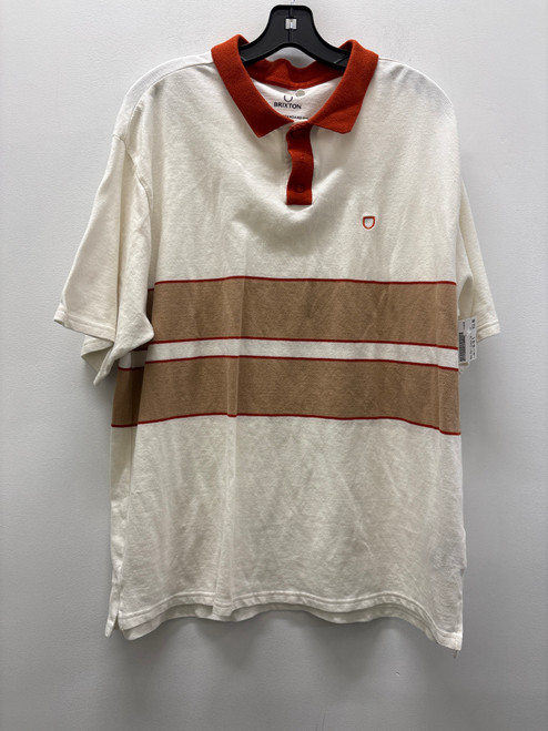 Vist Large View of Product Image Which is Used Brixton Mens Short Sleeve Top L/16-16.5