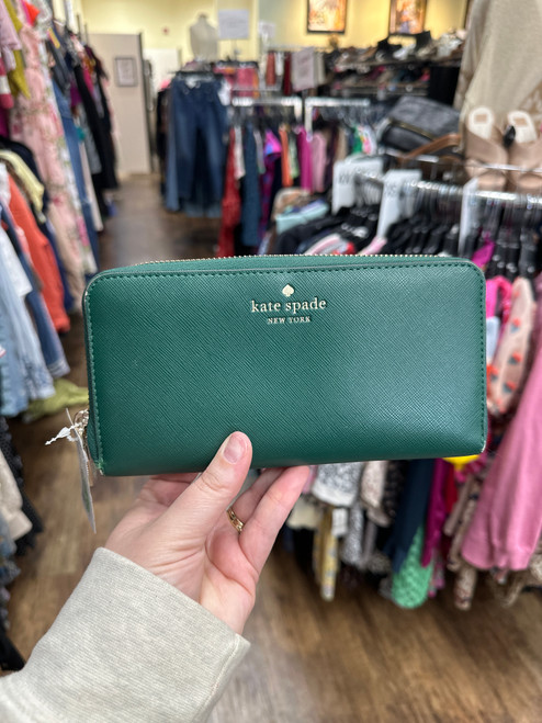 Vist Large View of Product Image Which is Used Kate Spade New York Leather Wallet