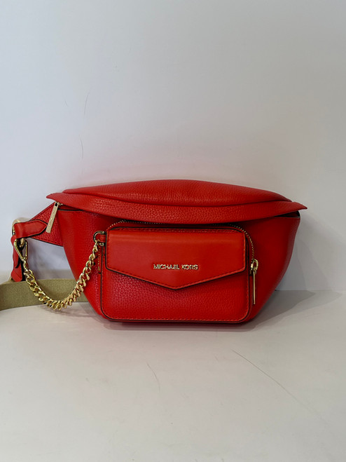 Vist Large View of Product Image Which is Used Michael Michael Kors Large Leather Handbag