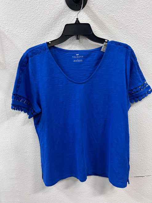 Vist Large View of Product Image Which is Used Talbots Short Sleeve Top L-12/14