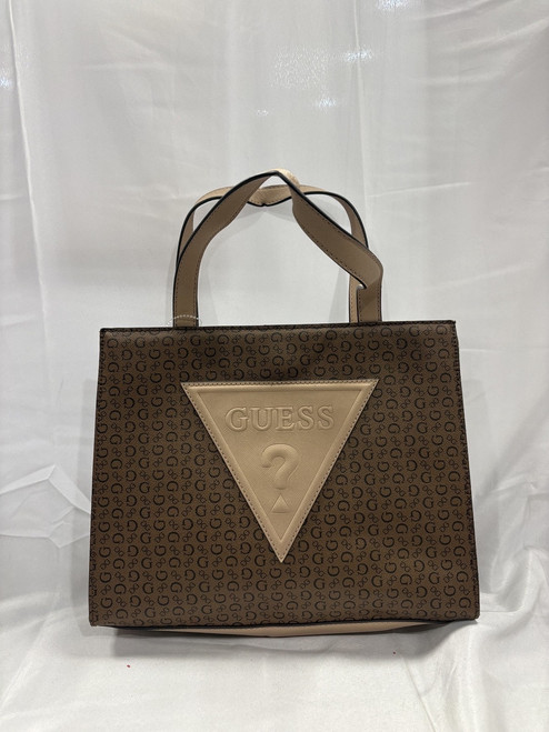 Vist Large View of Product Image Which is Used Guess Large Leather Handbag