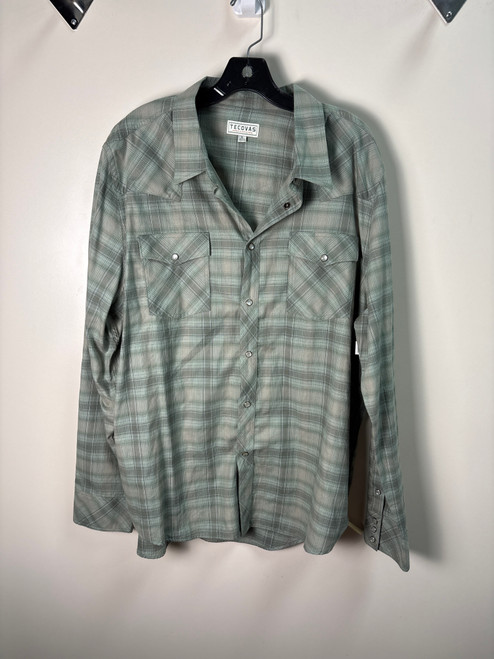 Vist Large View of Product Image Which is Used Tecovas Mens Long Sleeve Top XL/17-17.5