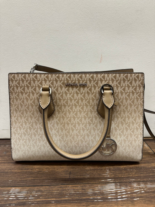 Vist Large View of Product Image Which is Used Michael Michael Kors Large Leather Handbag