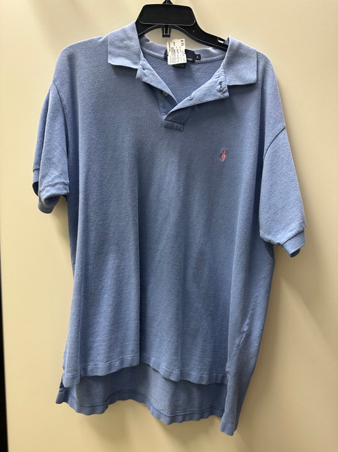 Vist Large View of Product Image Which is Used Polo Ralph Lauren Mens Short Sleeve Top L/16-16.5