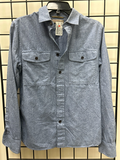 Vist Large View of Product Image Which is Used Banana Republic Mens Long Sleeve Top S/14-14.5