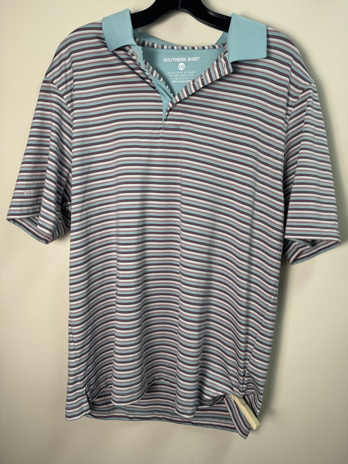 Vist Large View of Product Image Which is Used Southern Shirt Mens Short Sleeve Top L/16-16.5
