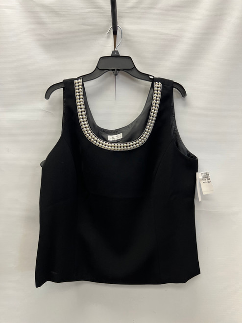 Vist Large View of Product Image Which is Used Tahari By Arthur S Levine Sleeveless Top 1X-18