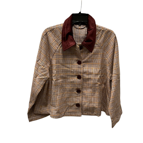 Vist Large View of Product Image Which is Used ALICEBLUE Short Light Jacket L-12/14