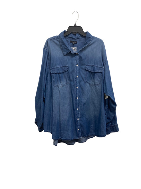 Vist Large View of Product Image Which is Used Lane Bryant Long Sleeve Top 5X-26