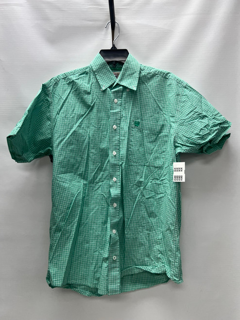 Vist Large View of Product Image Which is Used Cinch Mens Short Sleeve Top S/14-14.5