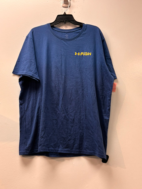 Vist Large View of Product Image Which is Used Under Armour Mens Short Sleeve Top 2X/18-18.5