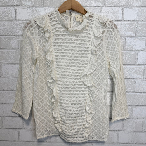 Vist Large View of Product Image Which is Used Sezane Long Sleeve Top XS-0/2