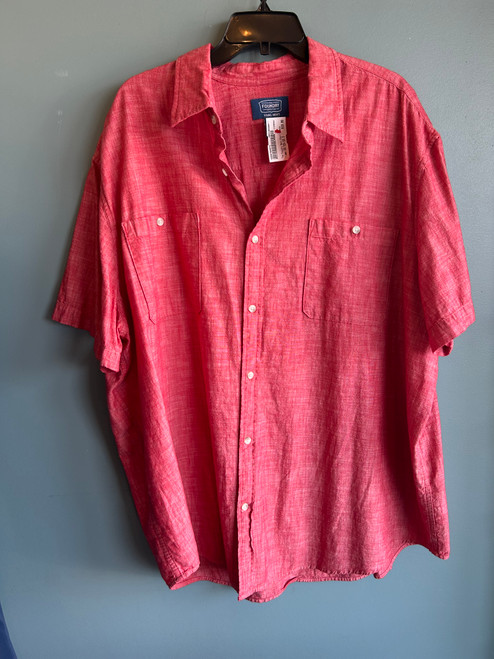 Vist Large View of Product Image Which is Used The Foundry Mens Short Sleeve Top 3X/19-19.5