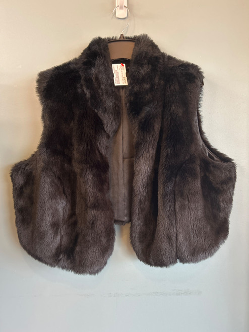 Vist Large View of Product Image Which is Used Unbranded faux fur  Vest 2X-20