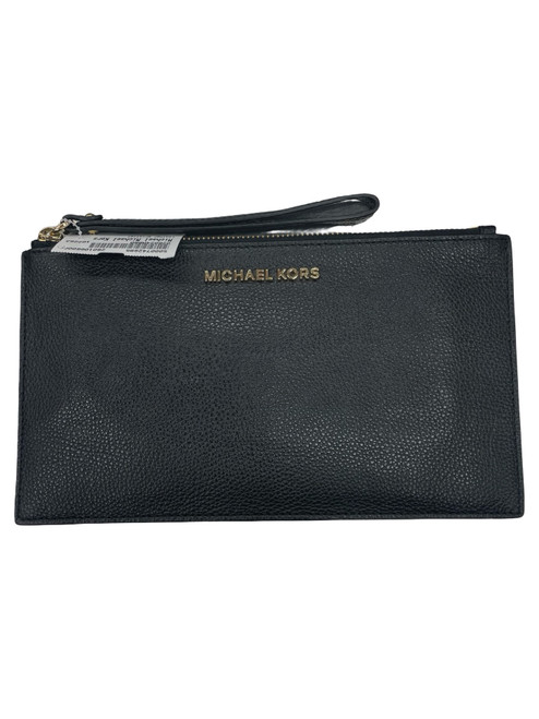 Vist Large View of Product Image Which is Used Michael Michael Kors Leather Wristlet