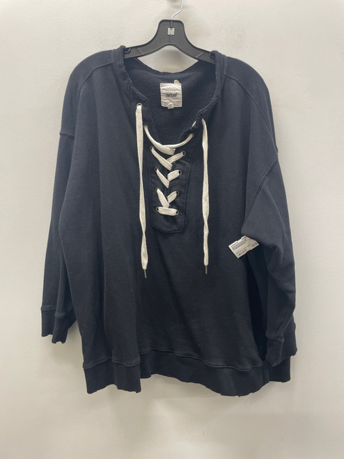 Vist Large View of Product Image Which is Used Black Aerie Sweatshirt L-12/14