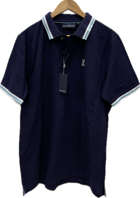 Vist Large View of Product Image Which is Used Psycho Bunny Mens Short Sleeve Top L/16-16.5