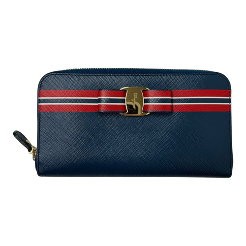 Vist Large View of Product Image Which is Used Salvatore Ferragamo Leather Wallet
