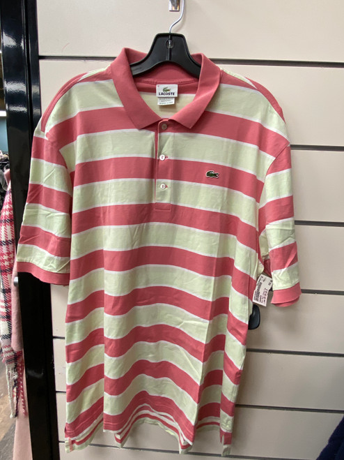 Vist Large View of Product Image Which is Used Lacoste Mens Short Sleeve Top 2X/18-18.5