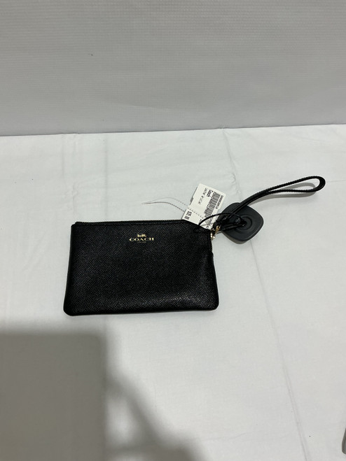 Vist Large View of Product Image Which is Used Coach Leather Wristlet