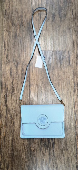 Vist Large View of Product Image Which is Used Versace Small Leather Handbag