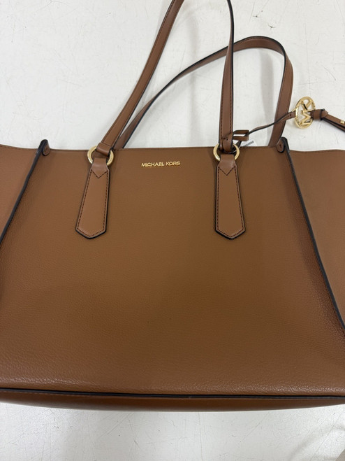 Vist Large View of Product Image Which is Used Michael Michael Kors Large Leather Handbag