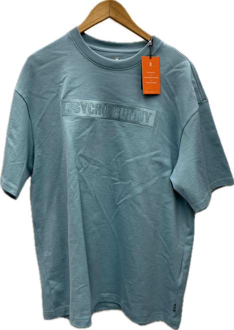 Vist Large View of Product Image Which is Used Psycho Bunny Mens Short Sleeve Top L/16-16.5