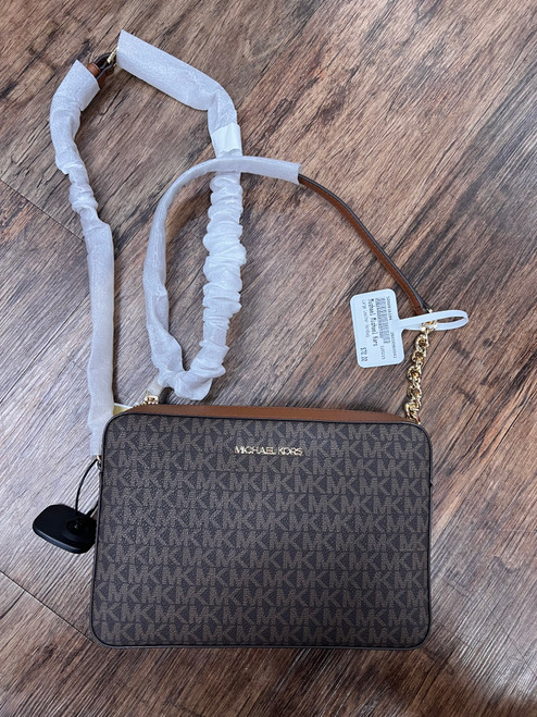 Vist Large View of Product Image Which is Used Michael Michael Kors Large Leather Handbag